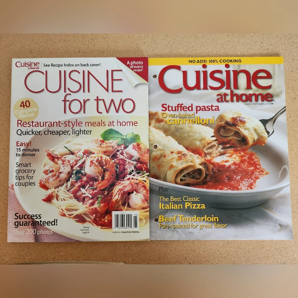 Cuisine at Home 2 Magazines